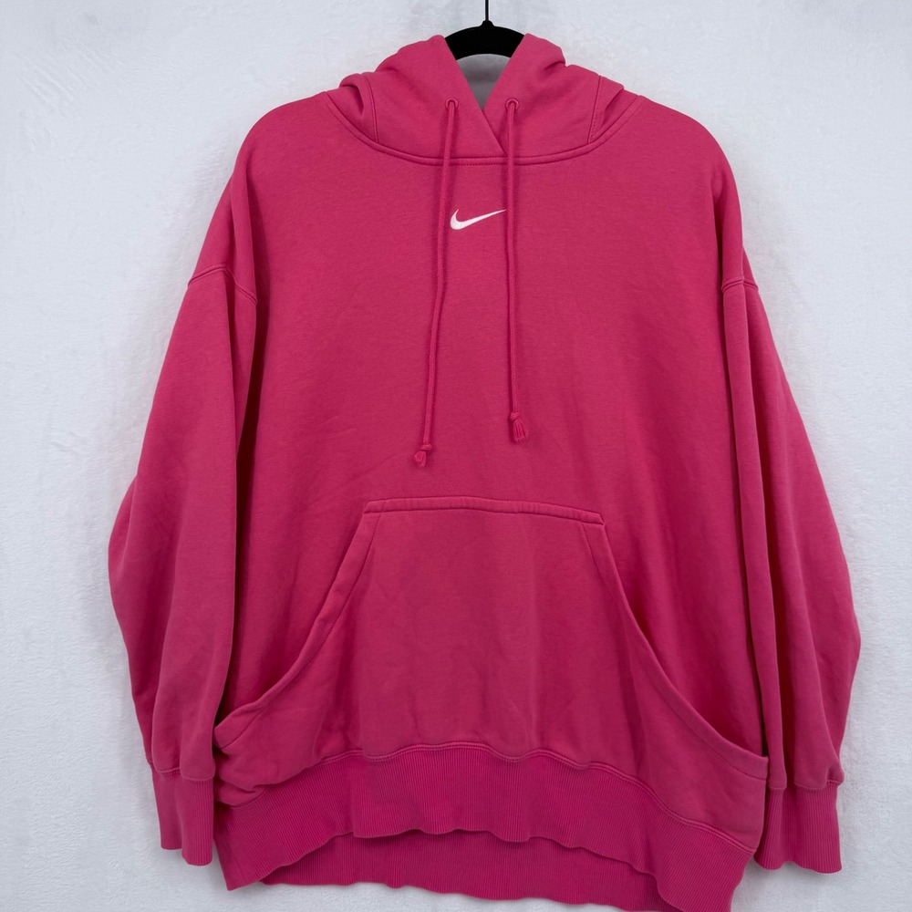 Nike Sportswear Phoenix Fleece Oversized Hoodie Pinksicle L Streetwear Bright